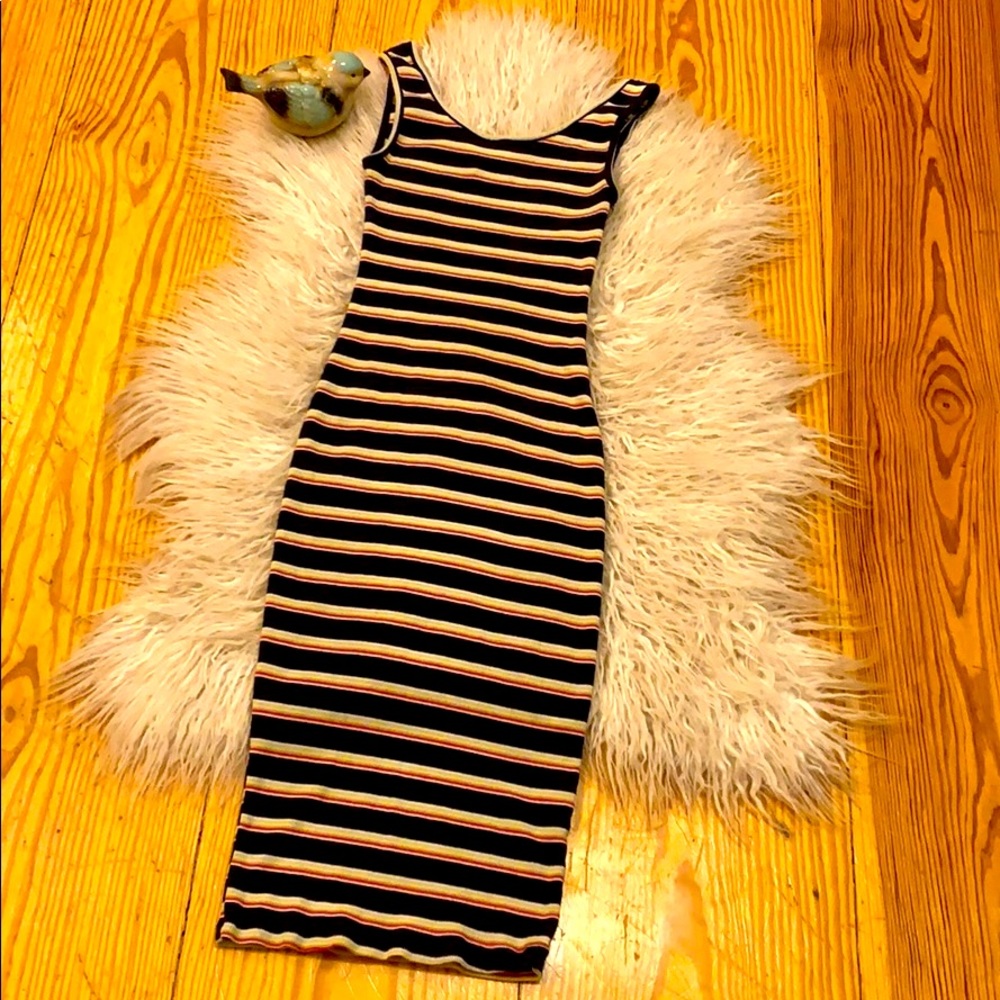Chloe Moon Striped Tank Dress